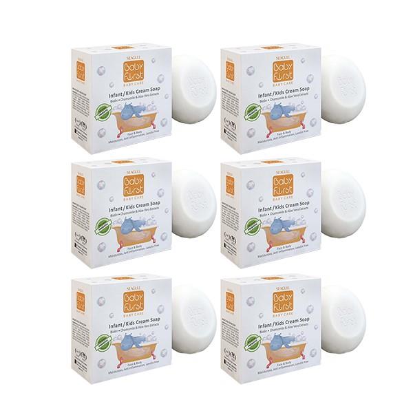 صابون بچه سی گل بیبی فرست- 75 گرم بسته 6 عددی